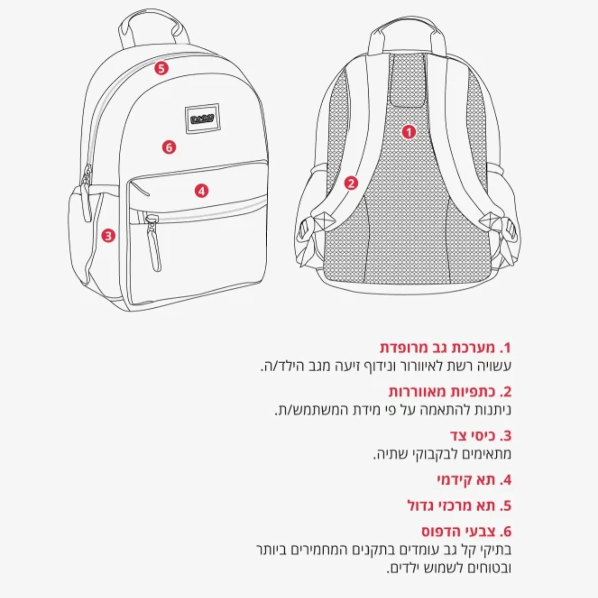תיק גן אריאל Dog - Image 3