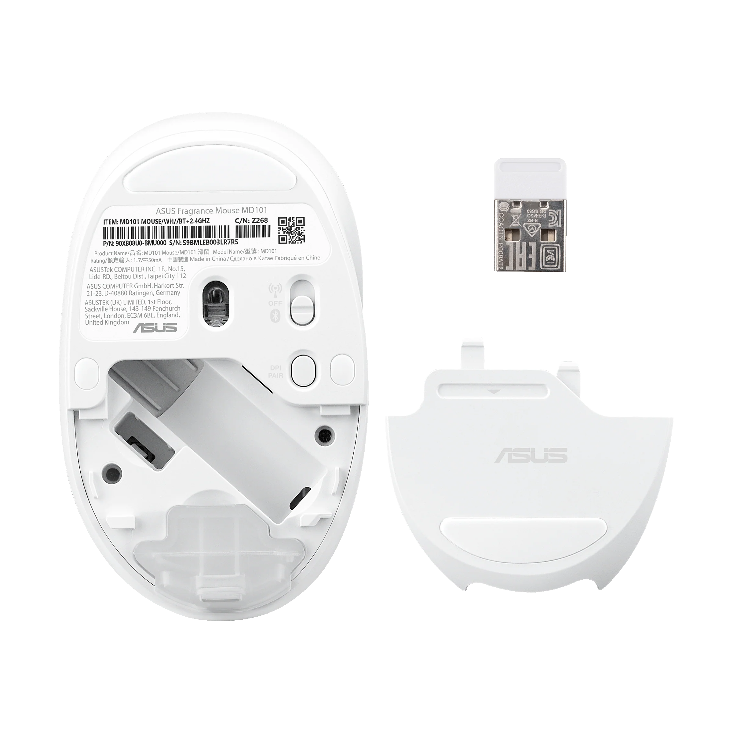 ASUS Fragrance Mouse MD101 – עכבר אלחוטי עם ניחוח ייחודי - Image 5
