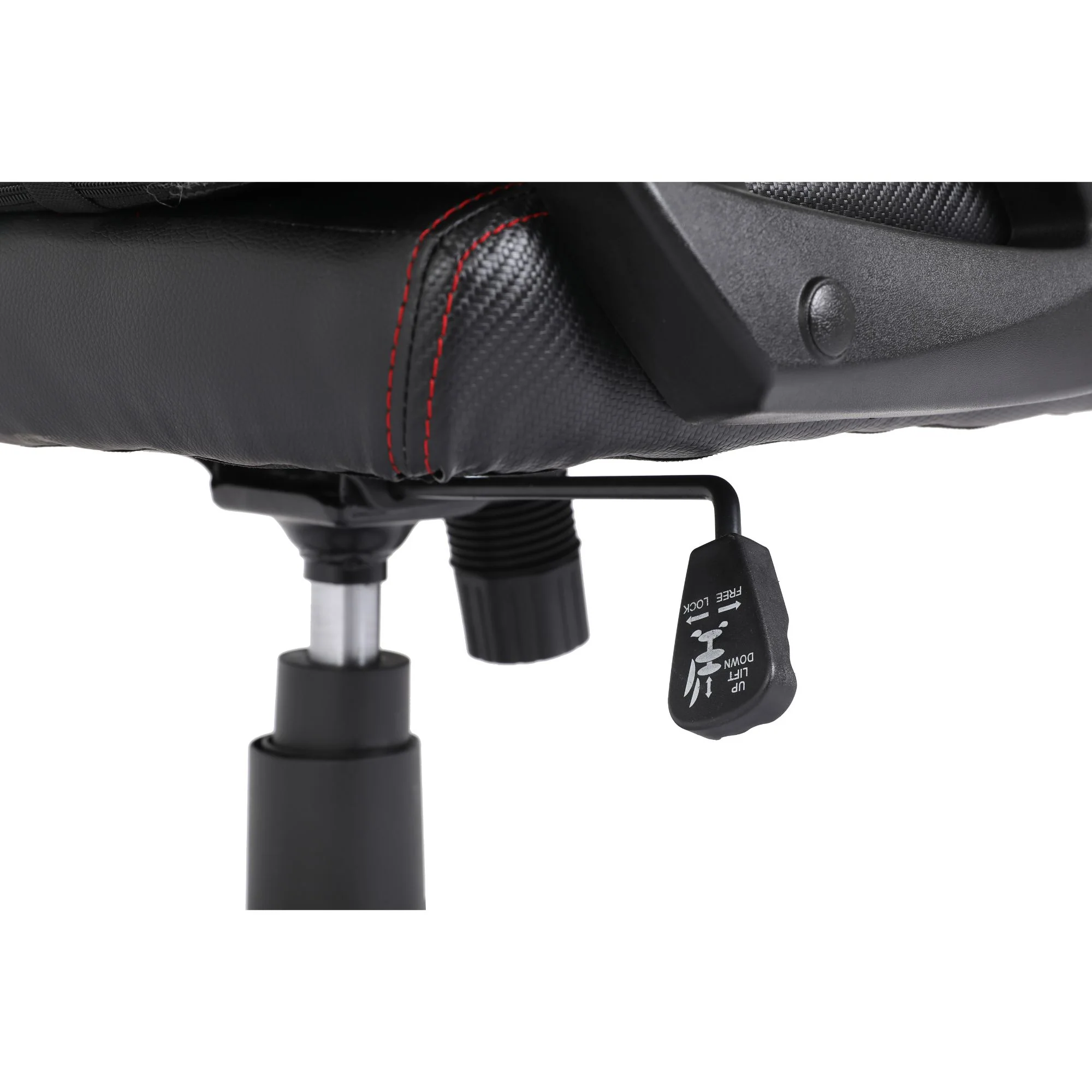 כיסא גיימינג דמוי עור תפירה באדום-Dragon Ace Pro - Image 12