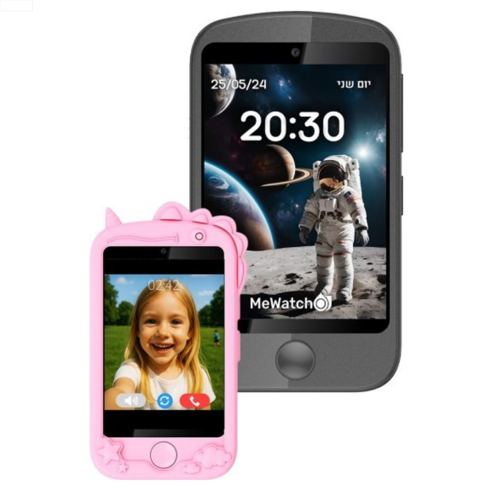 טלפון חכם ובטוח לילדים MeWatch First Phone 4G GPS - Image 2
