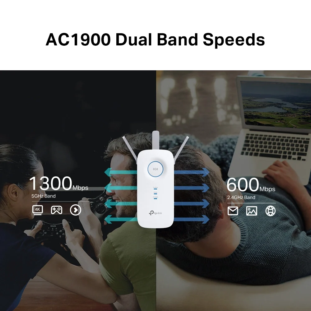 מגדיל טווח אלחוטי Tp-Link RE550 AC1900 Wi-Fi - Image 4