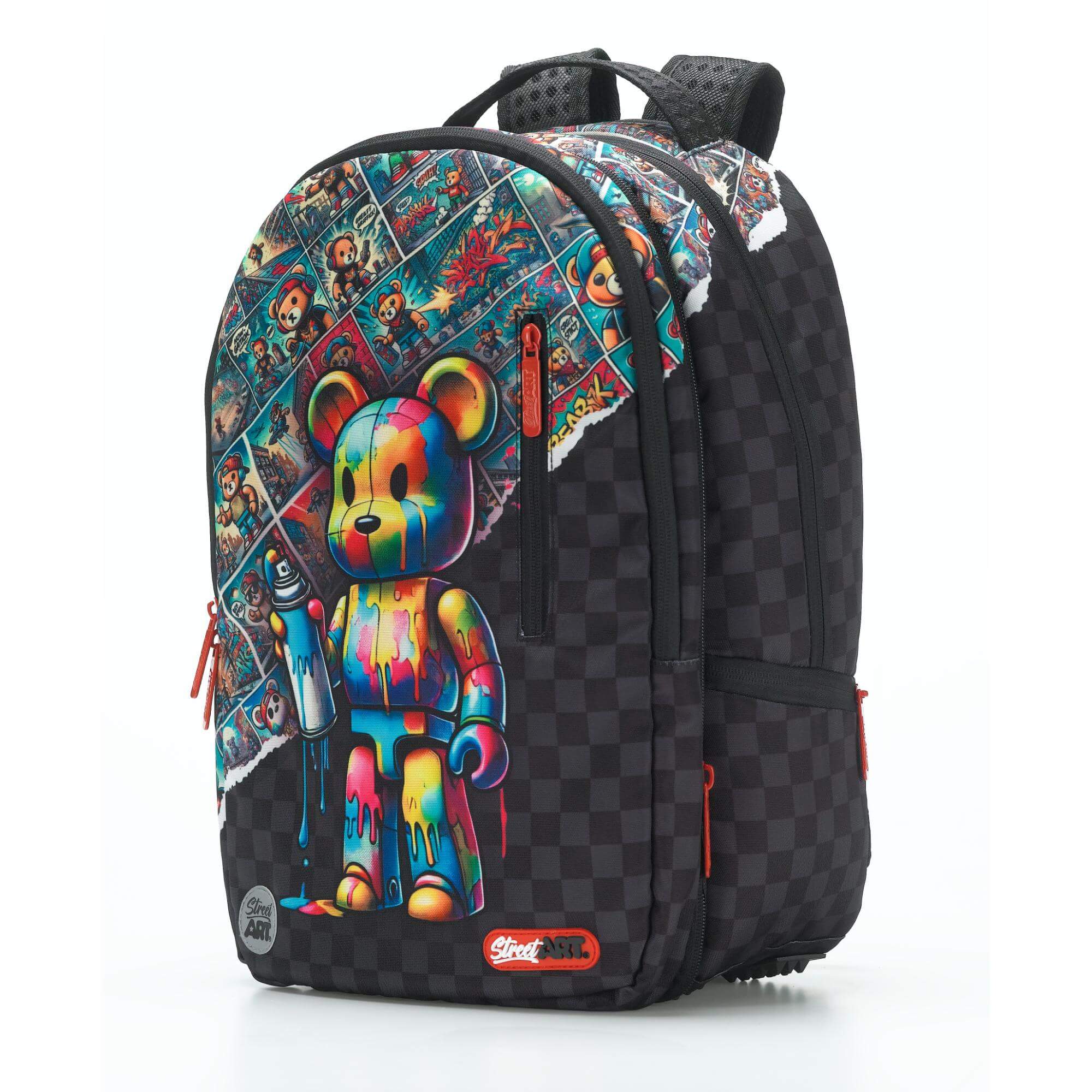 תיק גב 2 ב-1 Street Art Bearbrick - Image 5