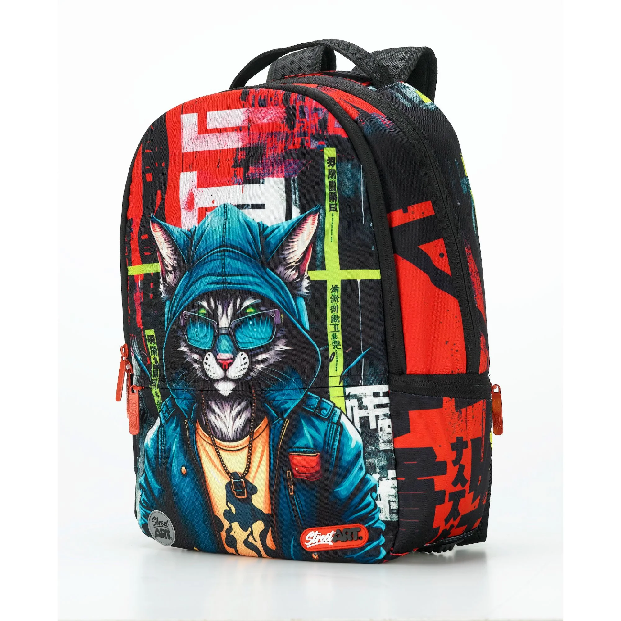 תיק גב Street art Street Cat - Image 3
